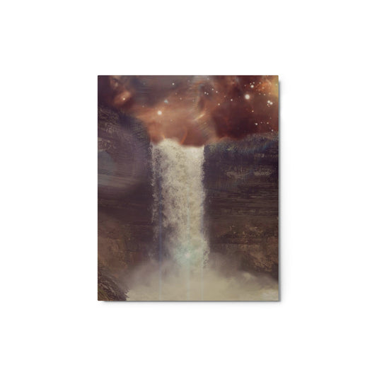 Galactic waterfall Metal prints