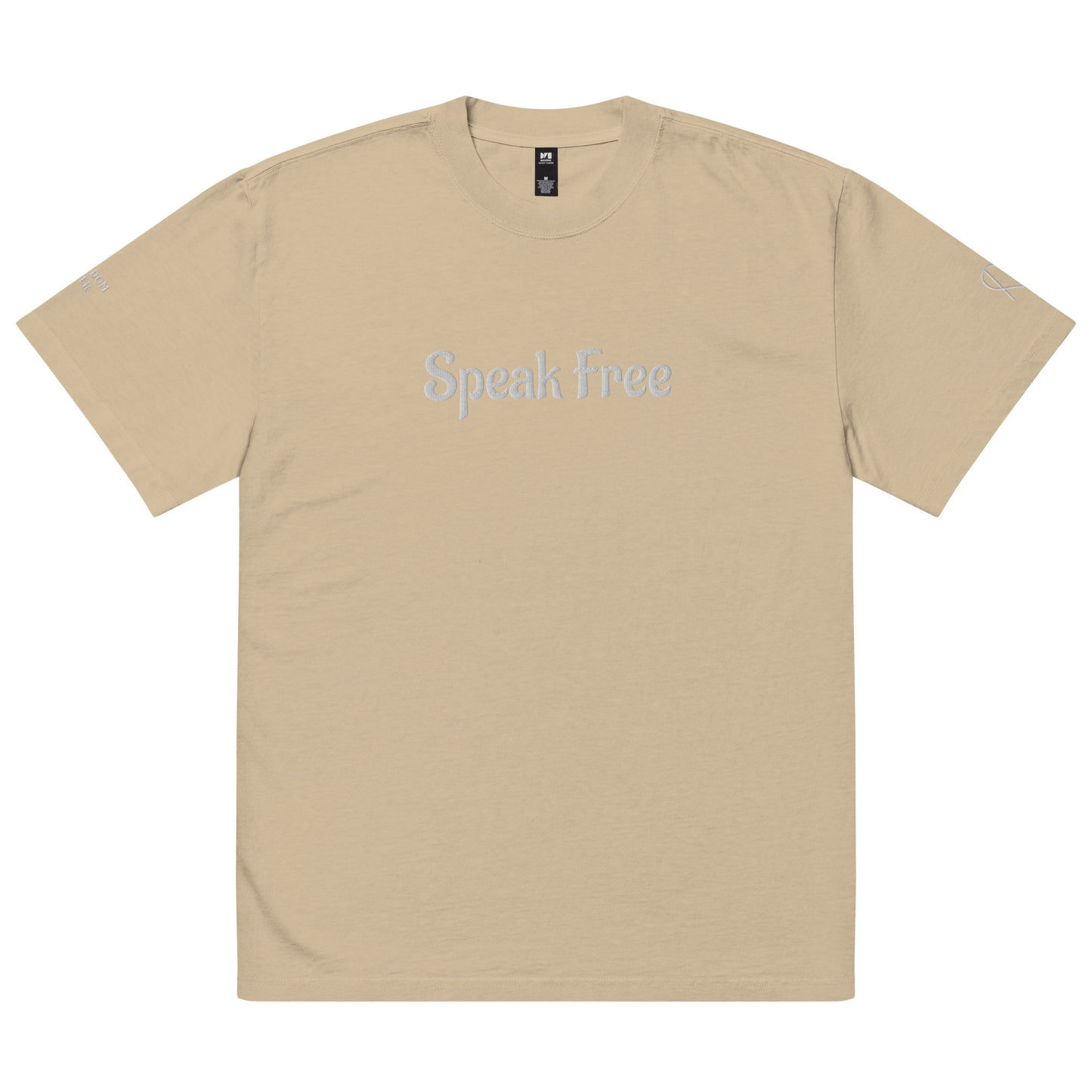 Speak Free Oversized faded t-shirt