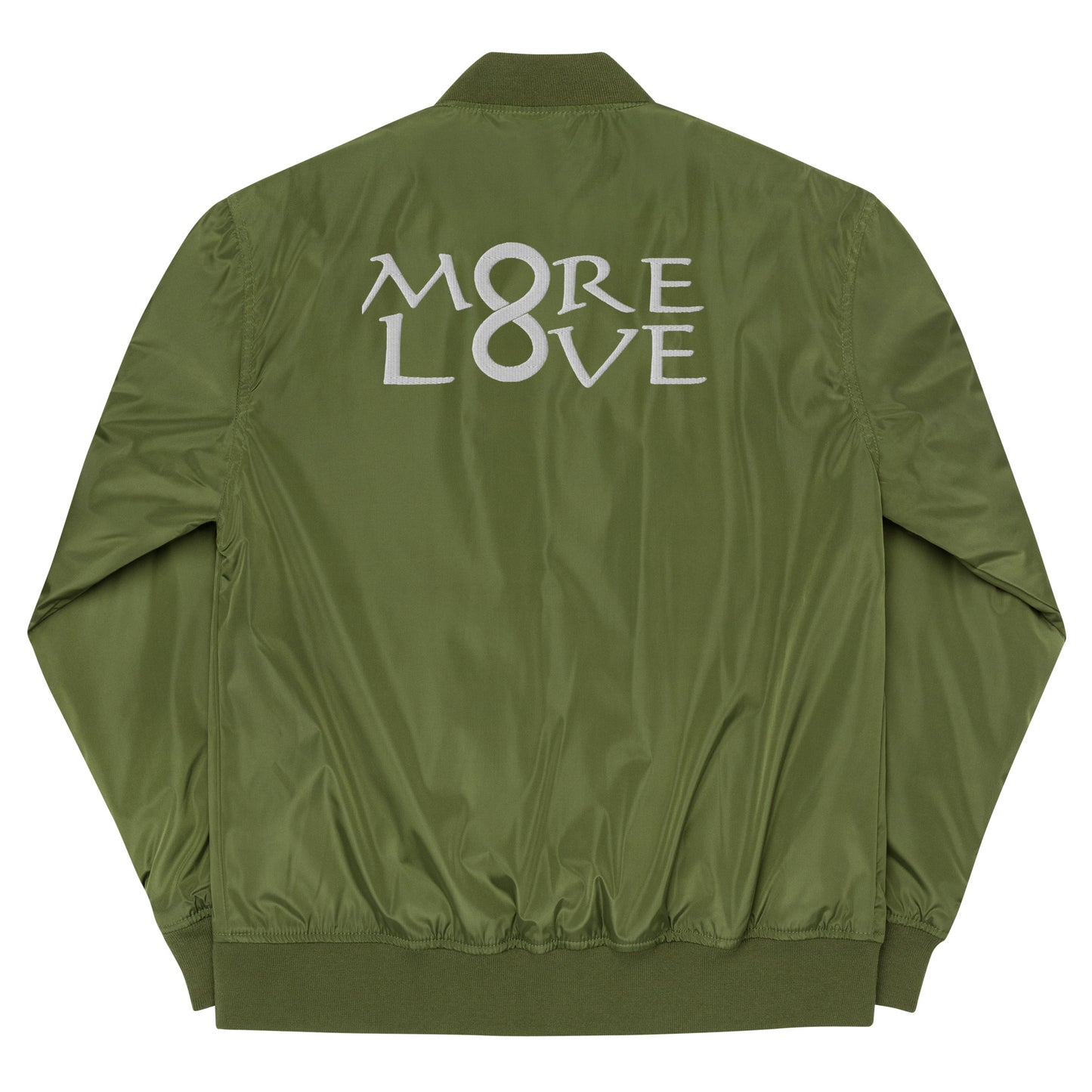 More Love Premium recycled bomber jacket