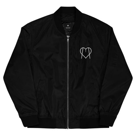 More Love Premium recycled bomber jacket