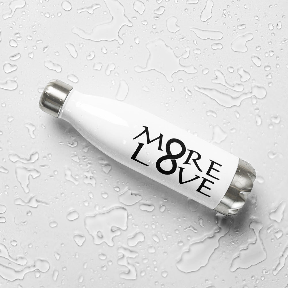 Stainless Steel More Love Water Bottle